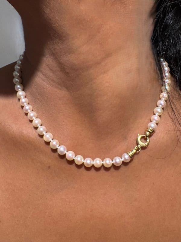 COLLIER PERLES TECLA — vue 2