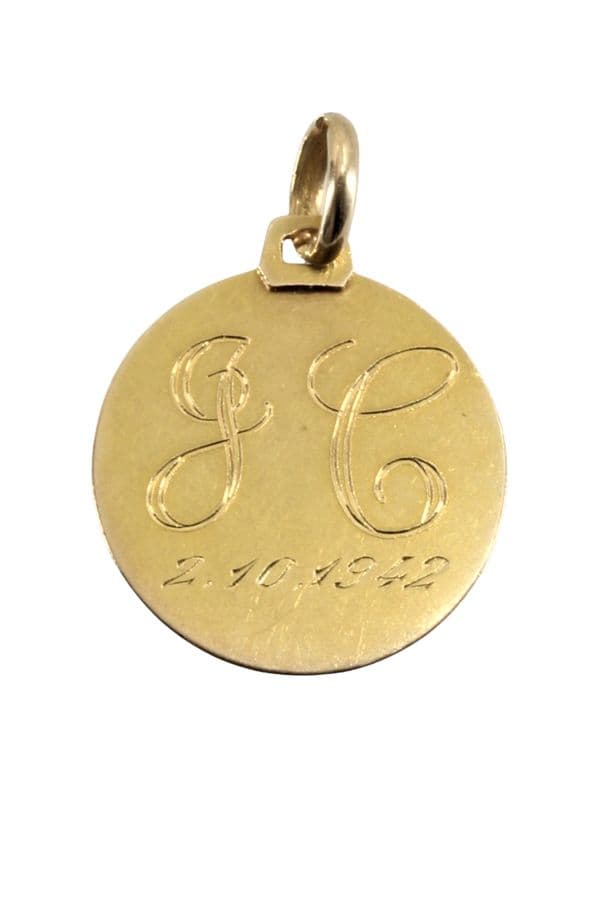 MÉDAILLE VIERGE ANCIENNE — vue 3