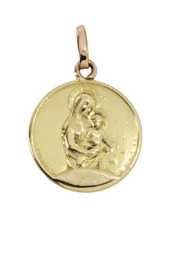 MÉDAILLE RELIGIEUSE SIGNÉE AUGIS-MAZZONI — vue 1