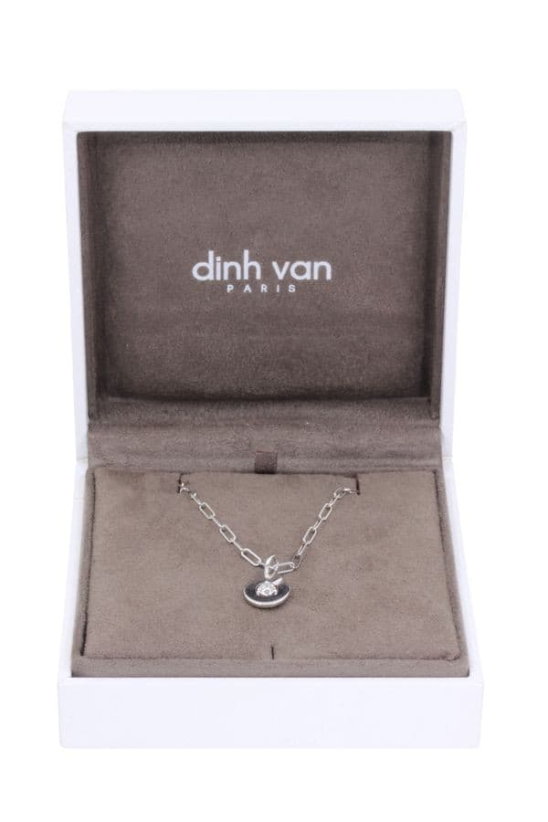 COLLIER DINH VAN MENOTTE R10 DIAMANT — vue 4