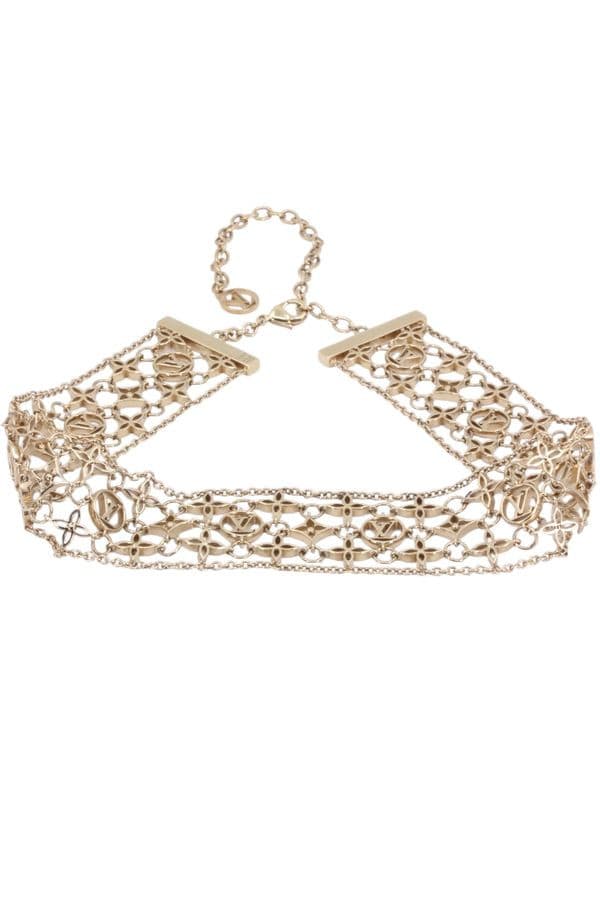 COLLIER LOUIS VUITTON "CHOKER FILIGRAM"