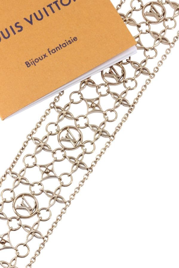 COLLIER LOUIS VUITTON "CHOKER FILIGRAM" — vue 3