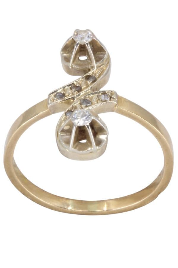 BAGUE TOI ET MOI DIAMANTS — vue 1