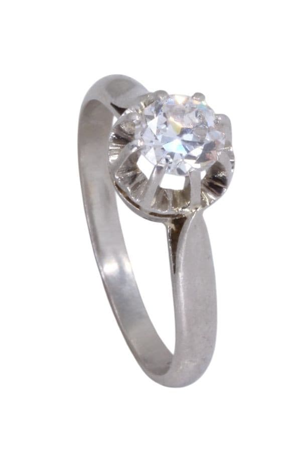 SOLITAIRE ANCIEN DIAMANT 0.50 CARAT — vue 5