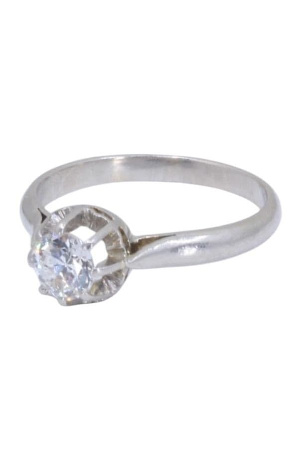 SOLITAIRE ANCIEN DIAMANT 0.50 CARAT — vue 6
