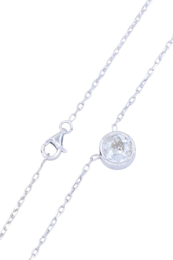 COLLIER DIAMANT 1.50 CARAT SOLITAIRE — vue 3