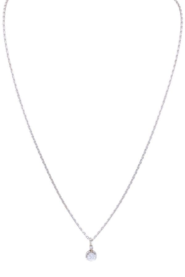 COLLIER DIAMANT ANCIEN — vue 1
