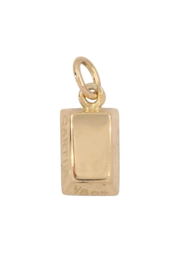 PENDENTIF LINGOT CARTIER 1/8 Oz — vue 1
