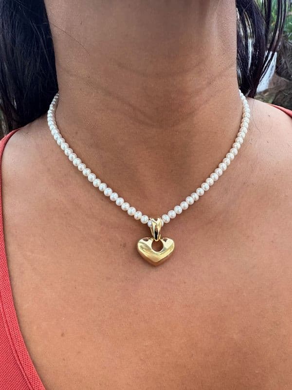 PENDENTIF COEUR CHIMENTO — vue 2