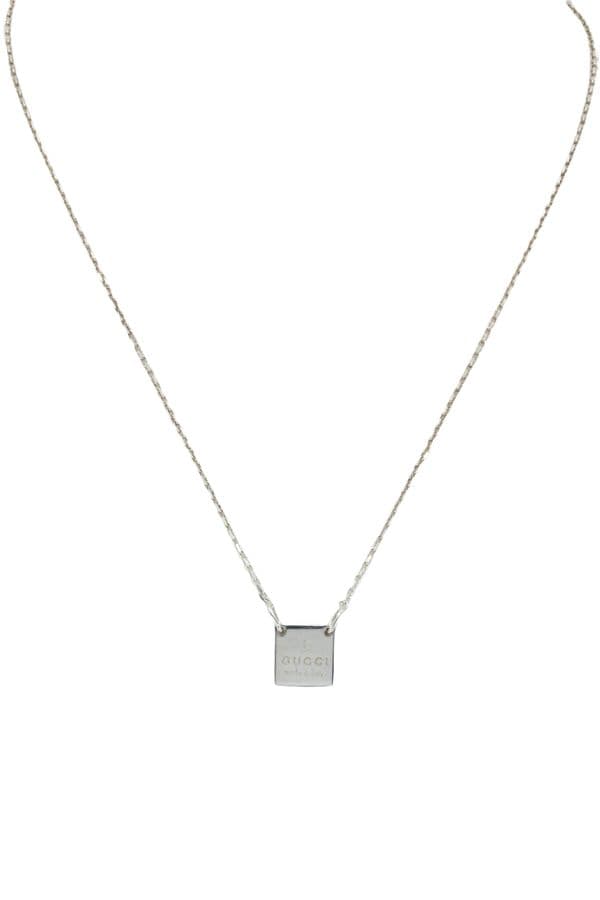 COLLIER ARGENT GUCCI — vue 1