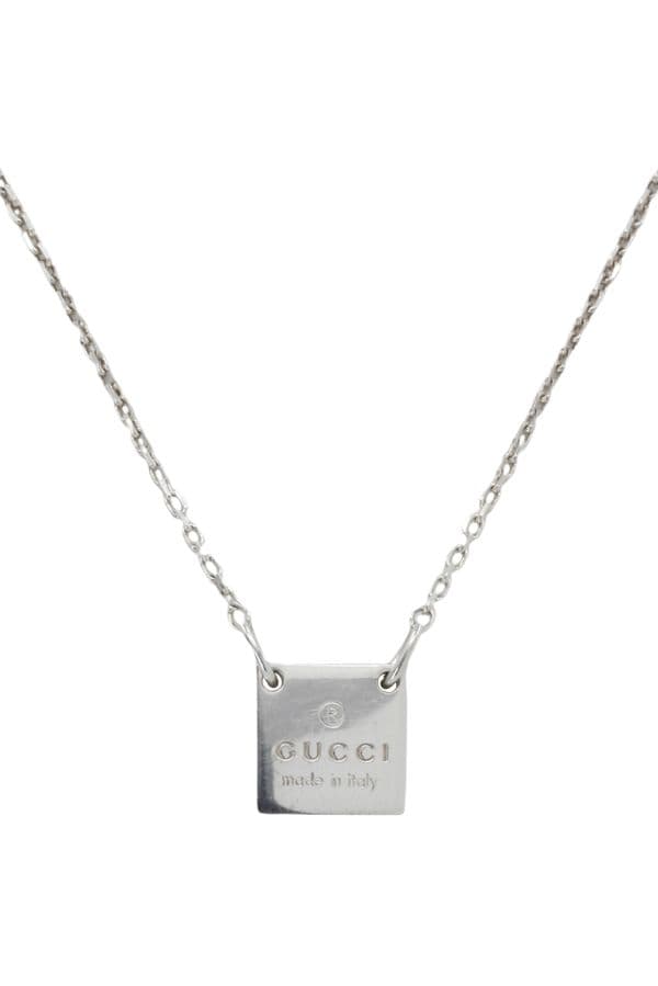 COLLIER ARGENT GUCCI — vue 4
