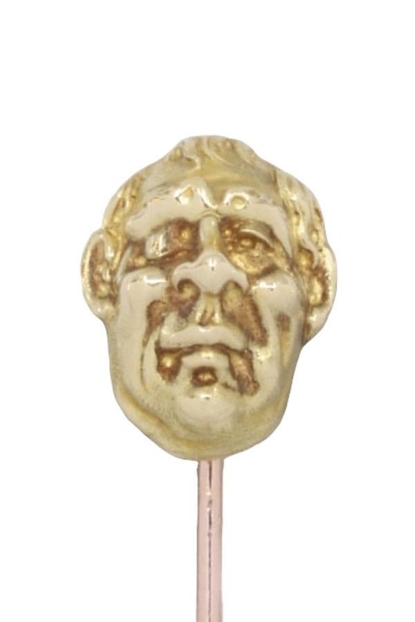 EPINGLE MASQUE SATIRIQUE — vue 2