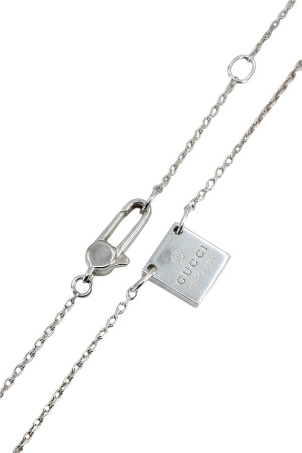 COLLIER ARGENT GUCCI — vue 5
