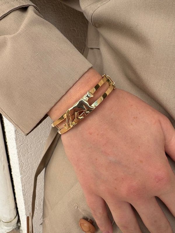 BRACELET OUVRANT PANTHÈRE — vue 2