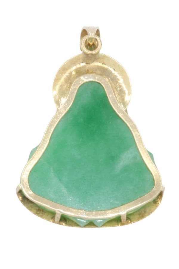 PENDENTIF BOUDDHA EN JADE — vue 3
