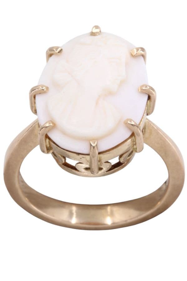 BAGUE ANCIENNE CAMÉE — vue 1
