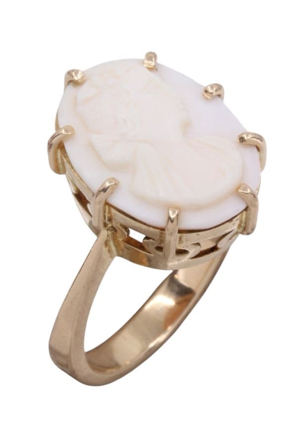 BAGUE ANCIENNE CAMÉE — vue 3