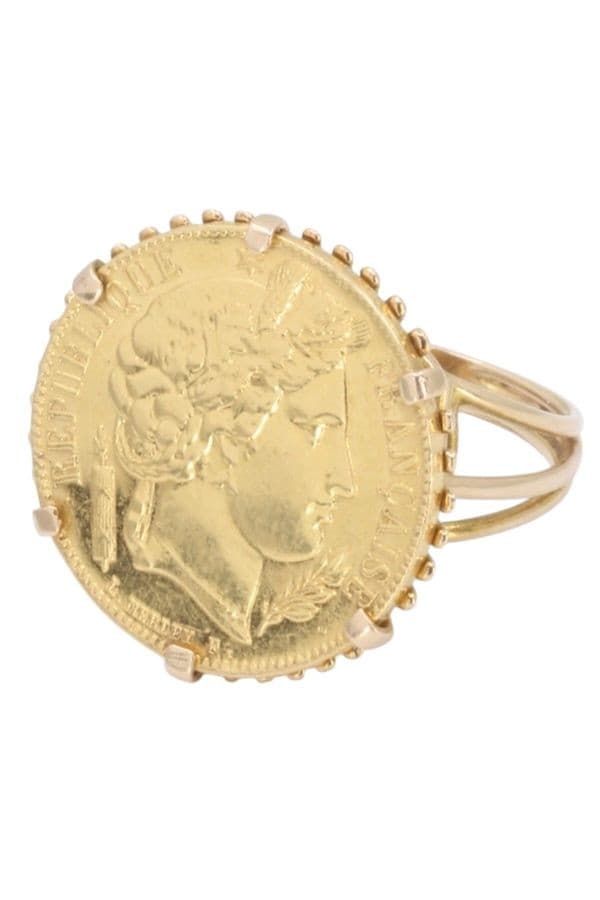 BAGUE PIÈCE 20 FRANCS — vue 5