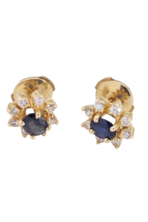 BOUCLES D'OREILLES MARGUERITE DIAMANTS — vue 3