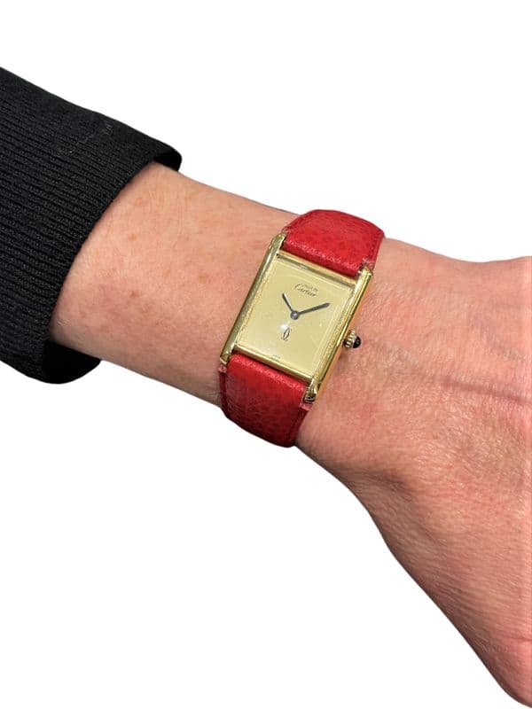 CARTIER MUST DE TANK VERMEIL — vue 2