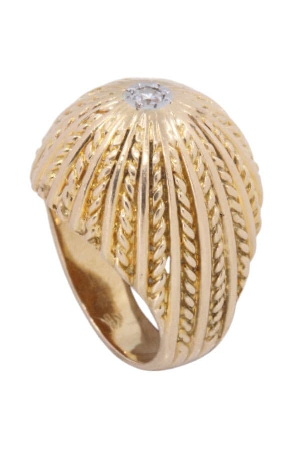 BAGUE DÔME DIAMANT — vue 4