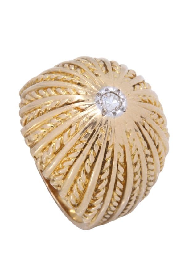 BAGUE DÔME DIAMANT — vue 5