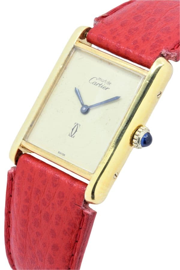 CARTIER MUST DE TANK VERMEIL — vue 4