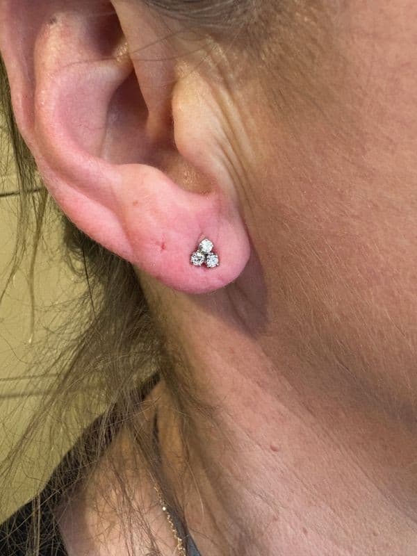 CLOUS DIAMANTS TRILOGIE — vue 2