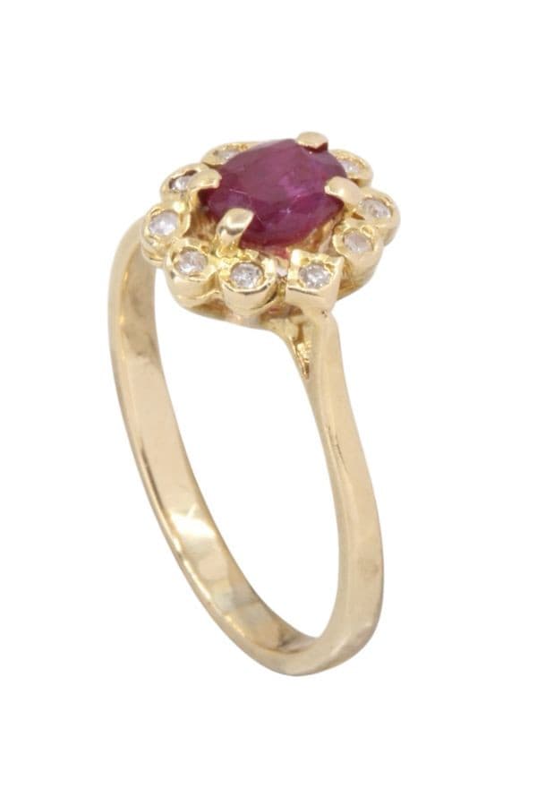 BAGUE MARGUERITE RUBIS — vue 4