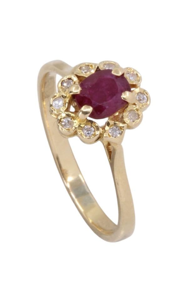 BAGUE MARGUERITE RUBIS — vue 5