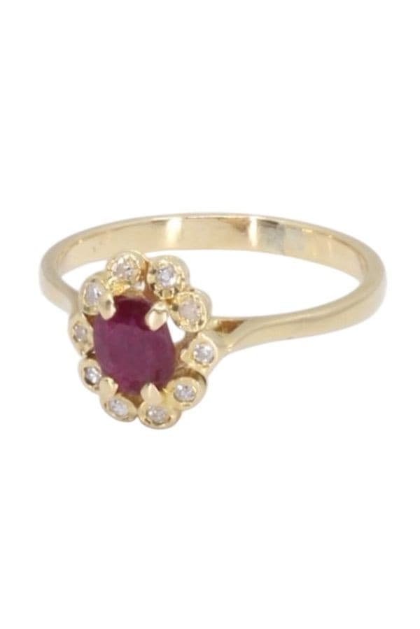 BAGUE MARGUERITE RUBIS — vue 6