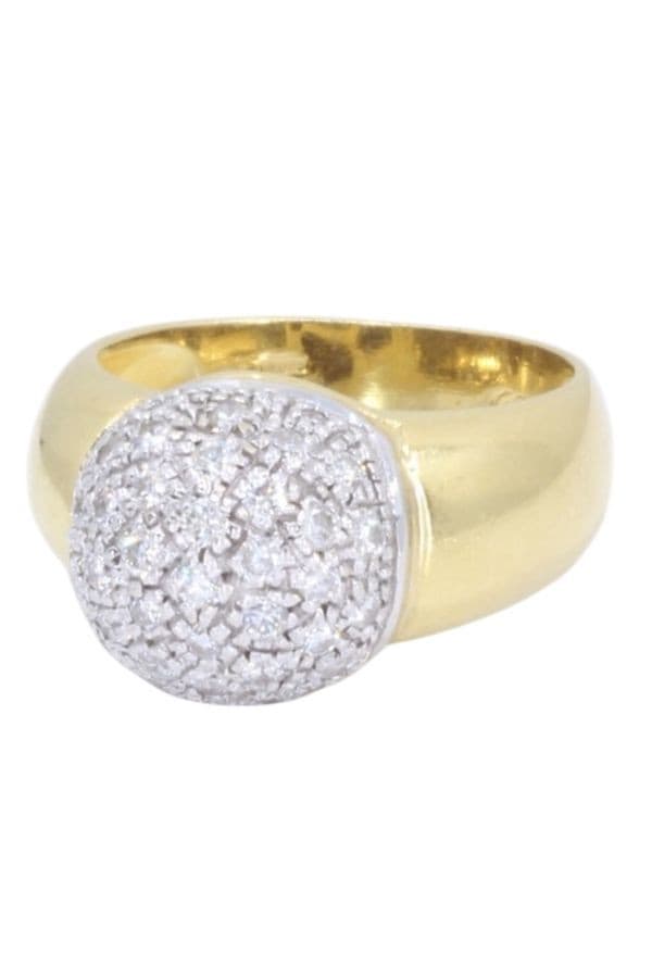 BAGUE DÔME DIAMANTS — vue 6