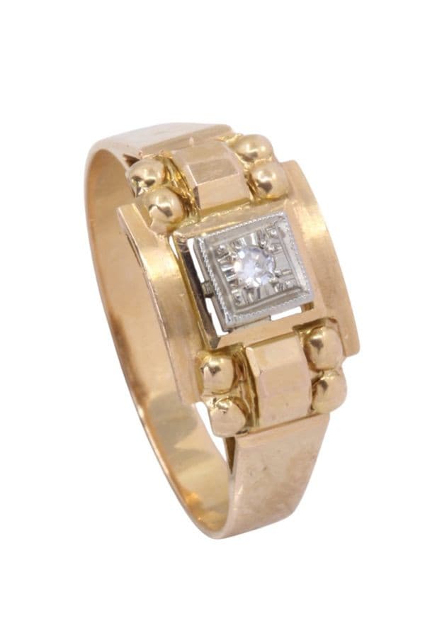 BAGUE DIAMANT 1950' — vue 5