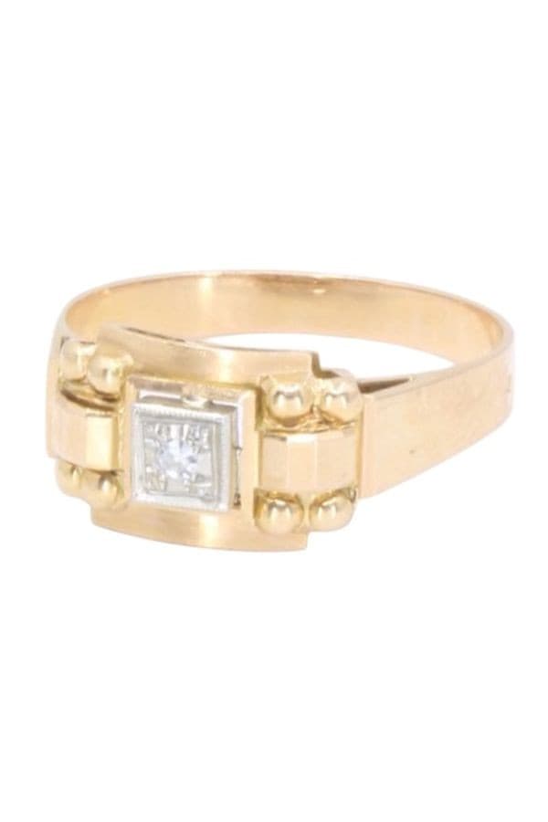 BAGUE DIAMANT 1950' — vue 6