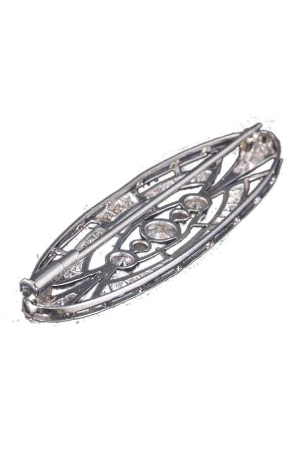 BROCHE DIAMANTS ART-DÉCO — vue 2