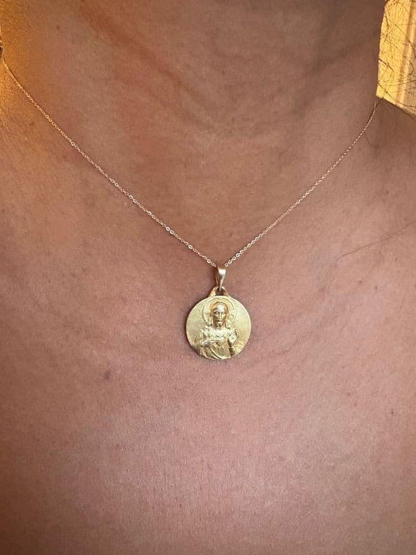 MÉDAILLE SCAPULAIRE SIGNÉE DROPSY — vue 2