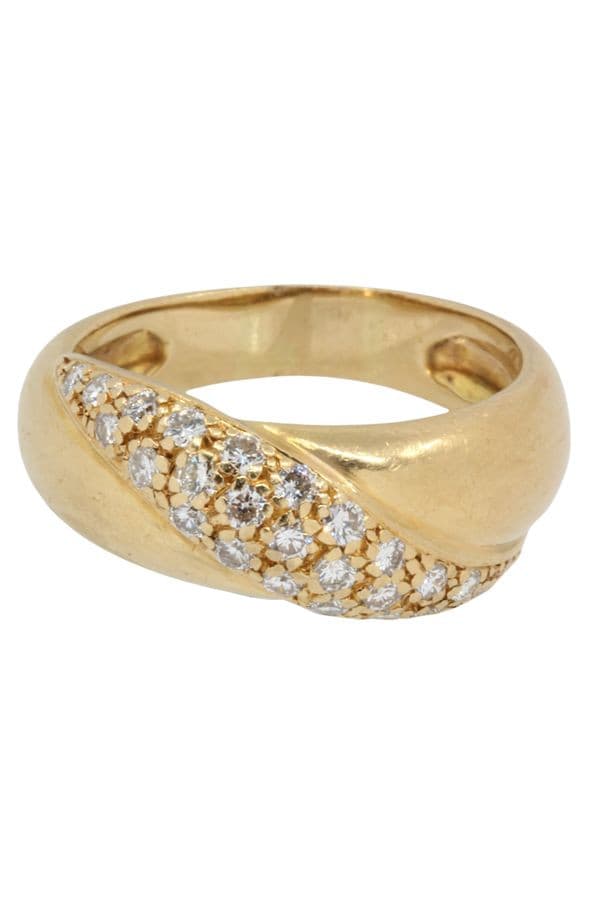 BAGUE JONC DIAMANTÉ — vue 3