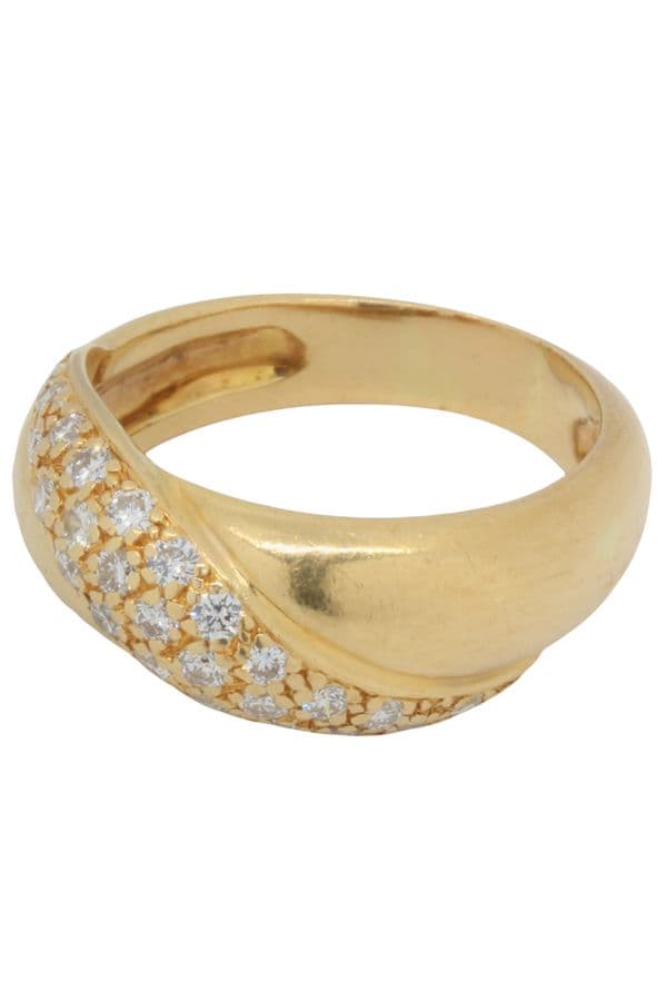 BAGUE JONC DIAMANTÉ — vue 4