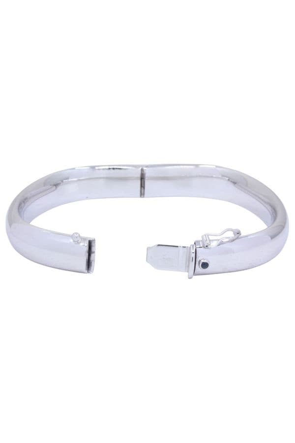 BRACELET JONC OUVRANT SAPHIR — vue 4