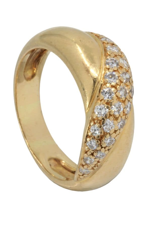 BAGUE JONC DIAMANTÉ — vue 5