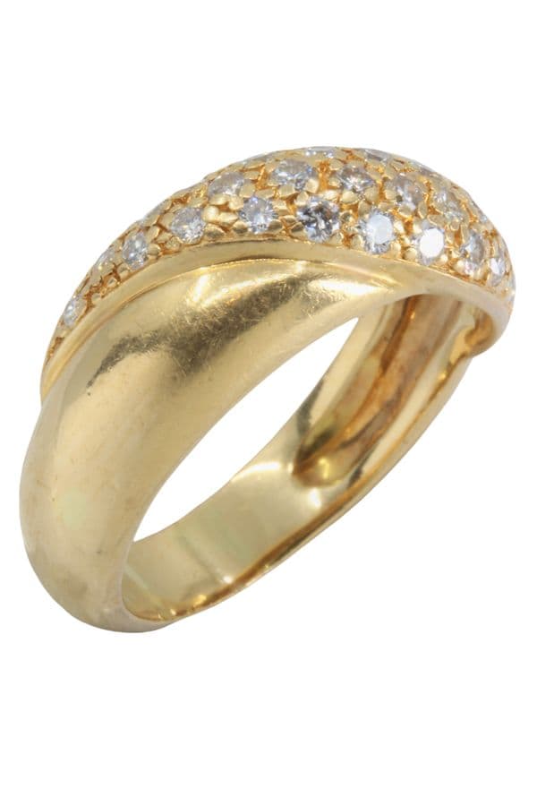 BAGUE JONC DIAMANTÉ — vue 6