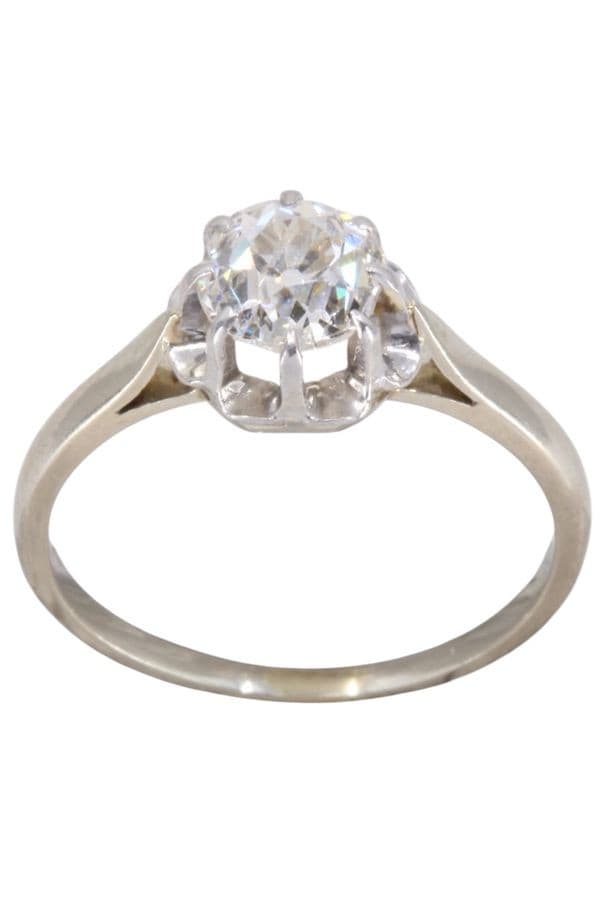 BAGUE SOLITAIRE  0.80 CARAT — vue 1