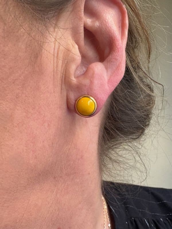 BOUCLES D'OREILLES HERMES ECLIPSE — vue 2