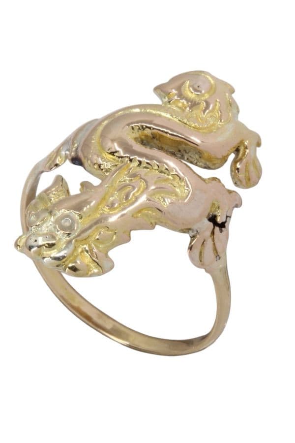 BAGUE MODERNE DRAGON — vue 4