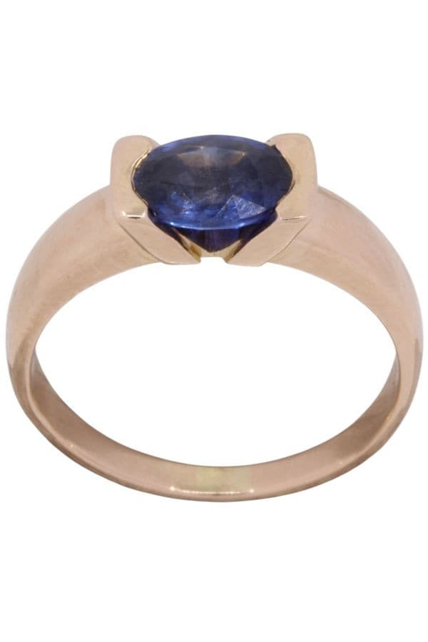 BAGUE JONC SAPHIR