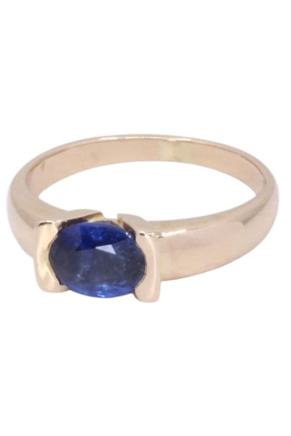 BAGUE JONC SAPHIR — vue 6
