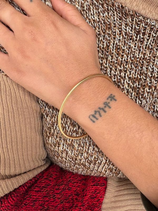 BRACELET JONC RIGIDE — vue 2
