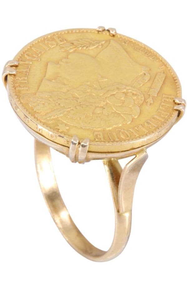 BAGUE PIÈCE 20 FRANCS — vue 4