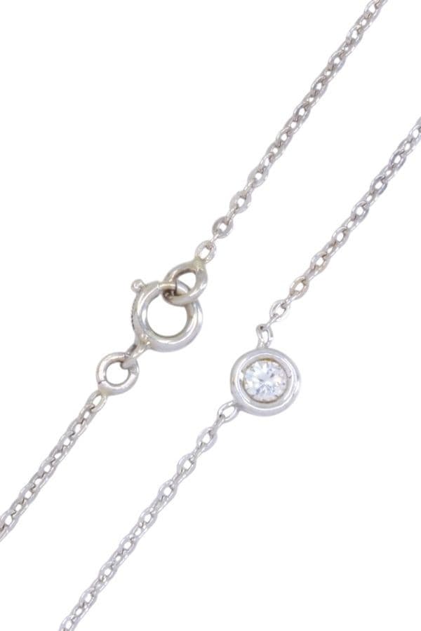 COLLIER CENTRE DIAMANT — vue 3