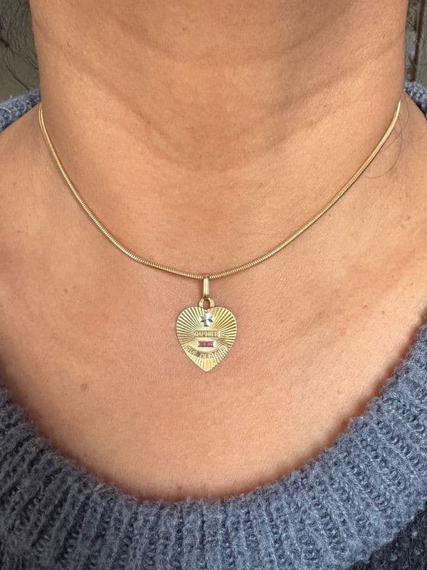 MÉDAILLE D'AMOUR SIGNÉE AUGIS — vue 2